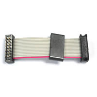 14 pins pitch 2.54 mm IDC to DIP ribbon flat cable NGD-008